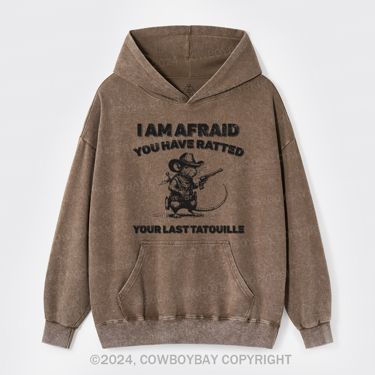 You've Ratted Your Last Tatouille Garment-Dye Hoodies