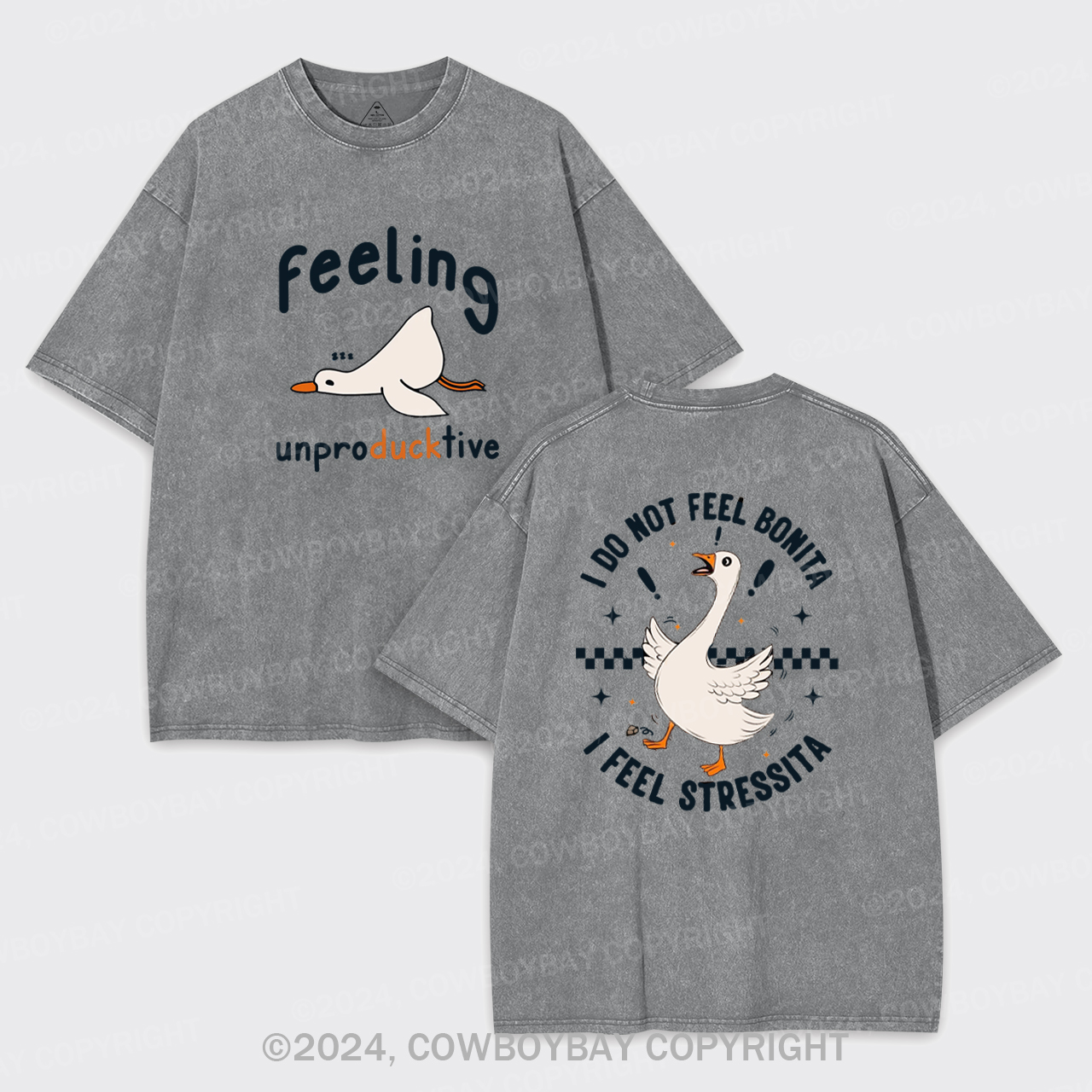 Feeling Unproducktive Garment-dye Tees