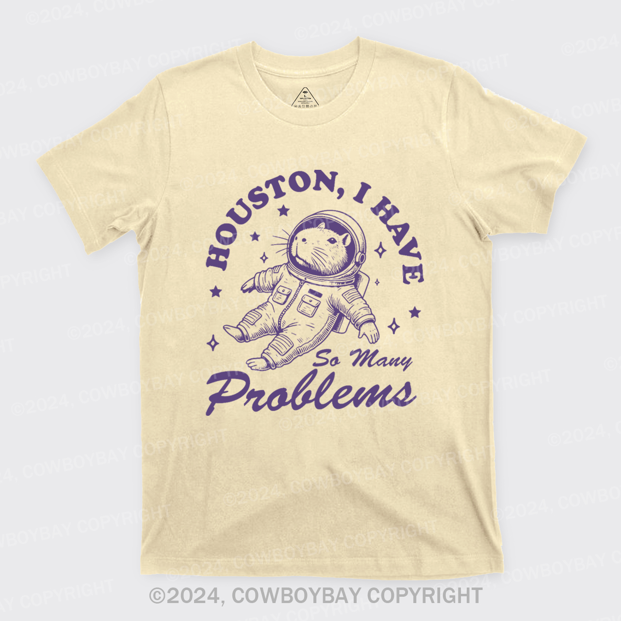 Funny Capybara in Outer Space T-Shirts