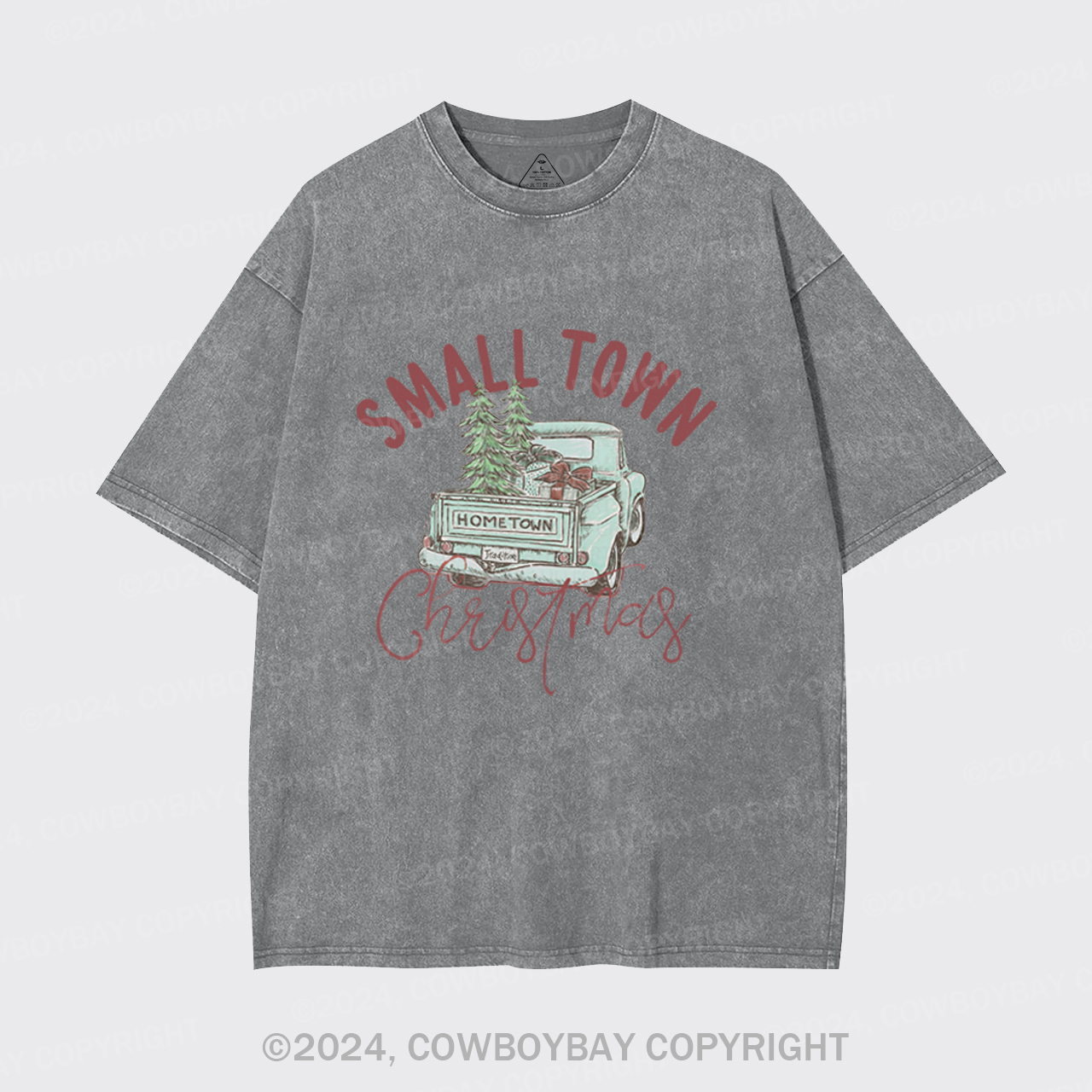Small Town Christmas Garment-dye Tees