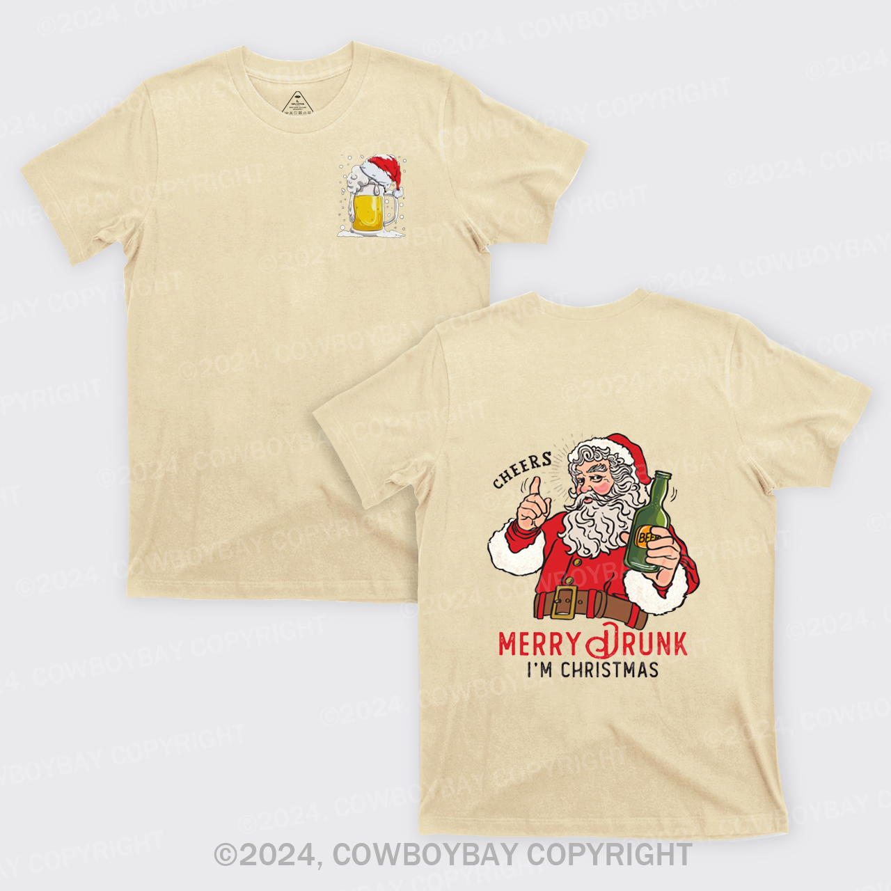 Merry Drunk,I'm Christmas-Santa T-Shirts