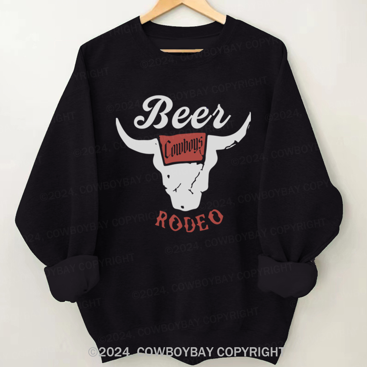 Retro Beer Rodeo Inspired Sweatshirt