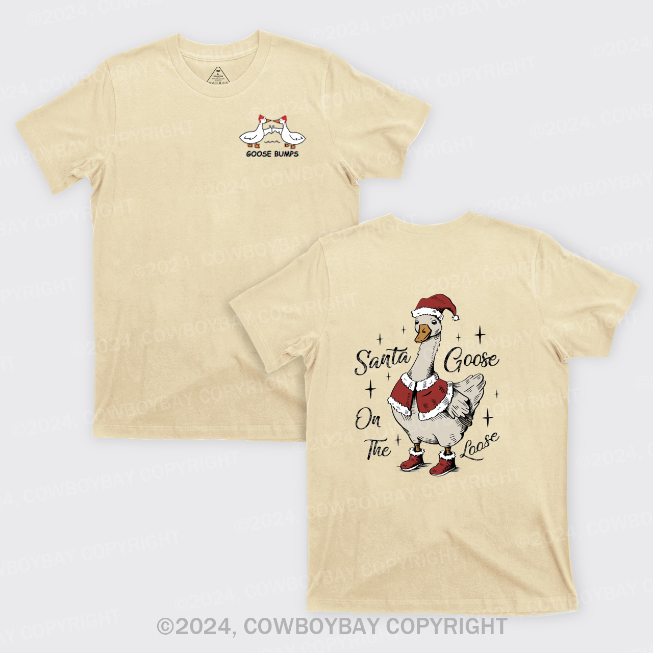 Santa Goose On The Loose T-Shirts