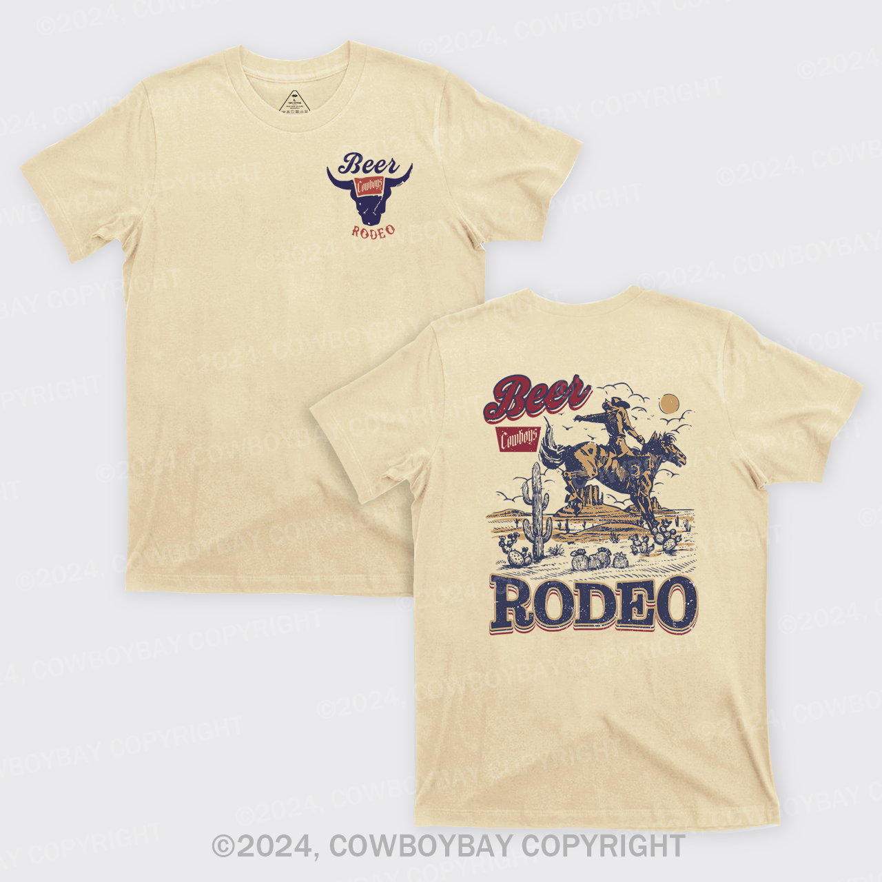 Beer Vintage Vibe Cowboy T-Shirts