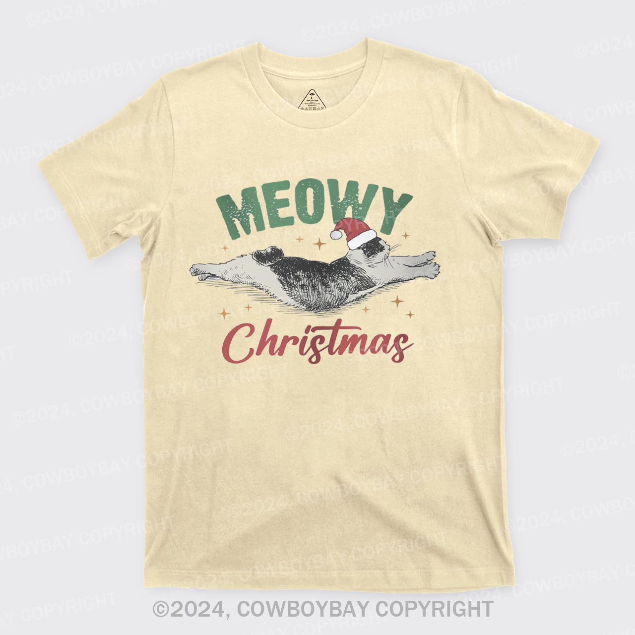 Funny Meowy Christmas T-Shirts