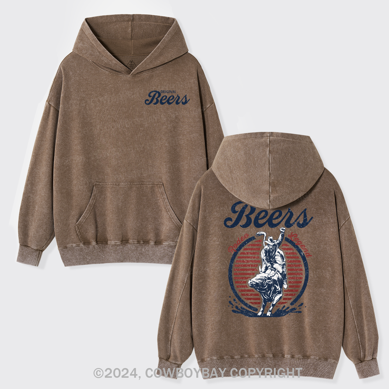 Original Coors Rodeo Legend Garment-Dye Hoodies