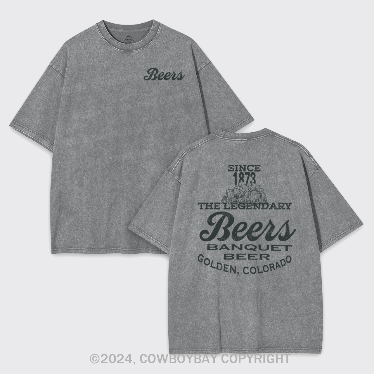 Come For A Beers Banquet  Garment-dye Tees