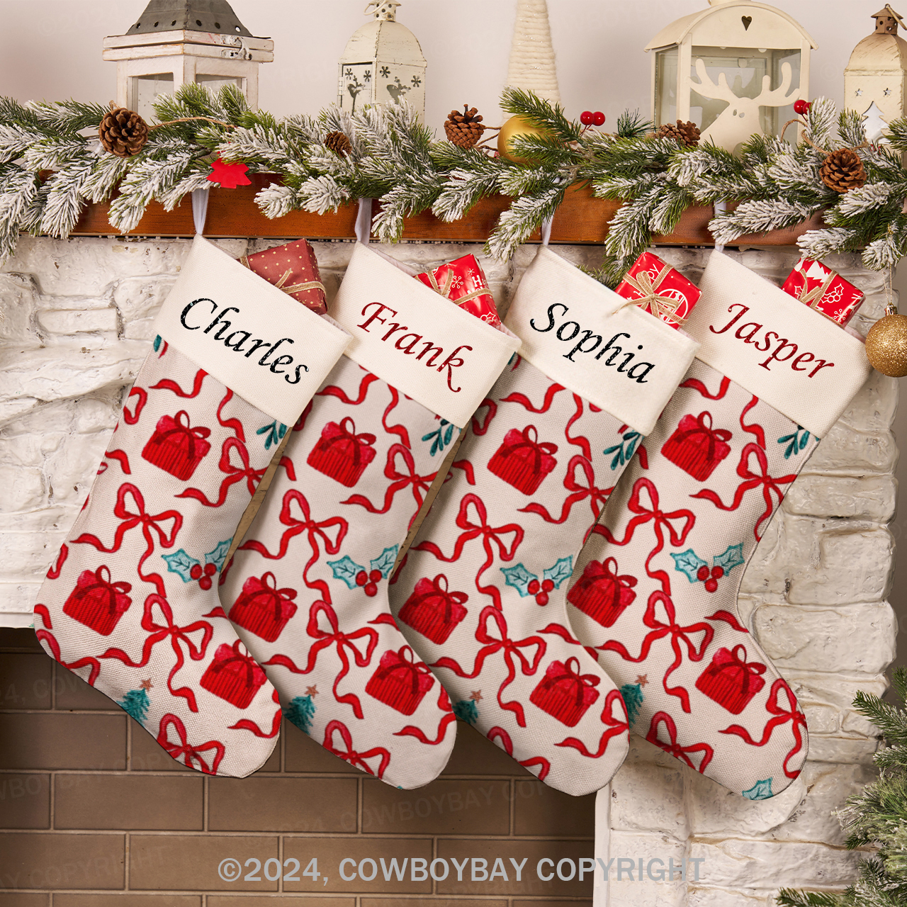 Personalized Name Sweet Gift Christmas Stocking