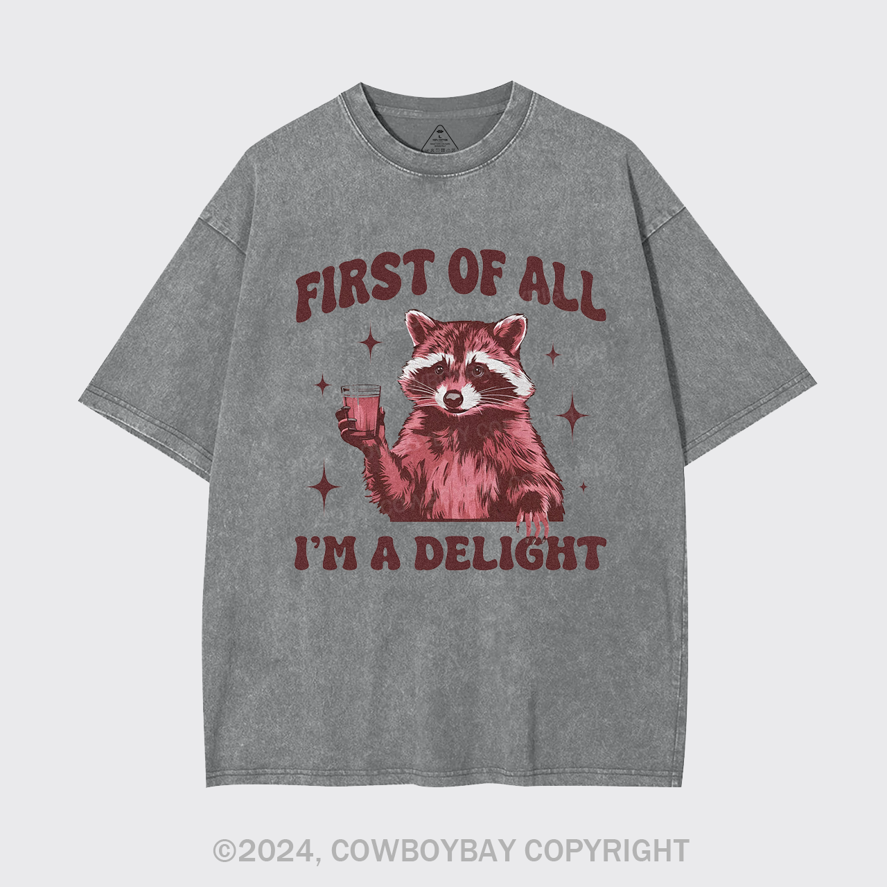 First Of All,I'm A Delight Garment-dye Tees