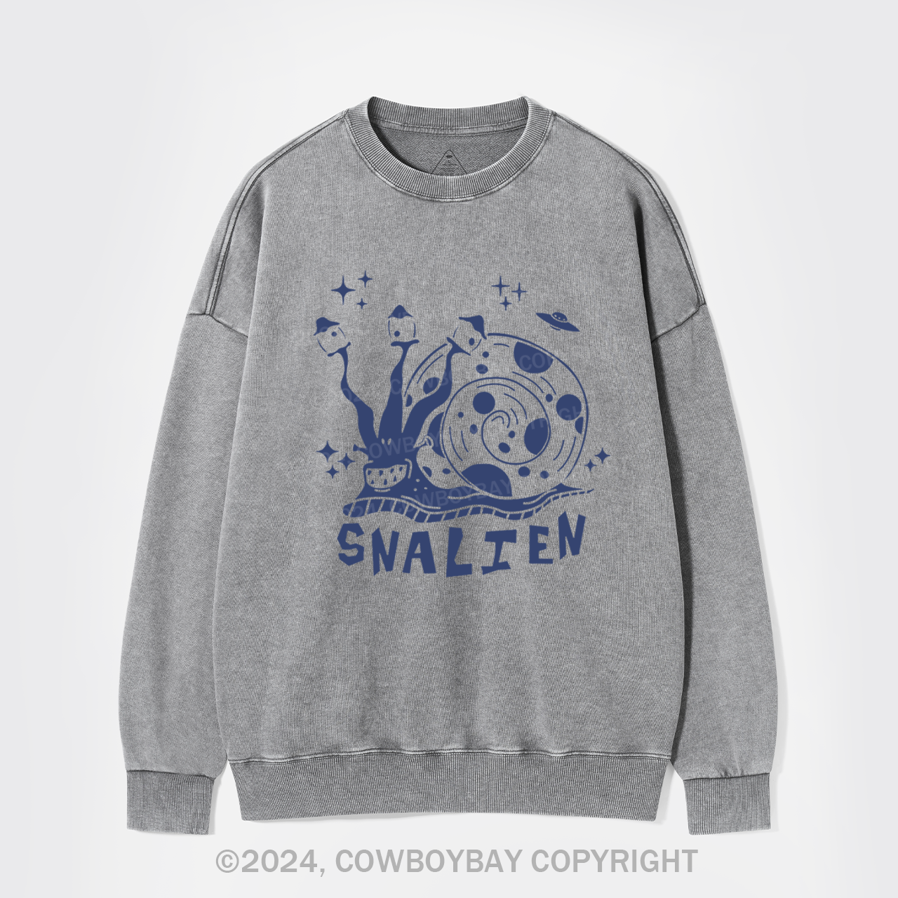 Alien Snail Washed Sweatshirts