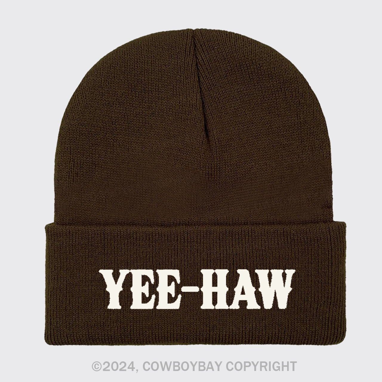 YEE-HAW Embroidered Knitted Beanie