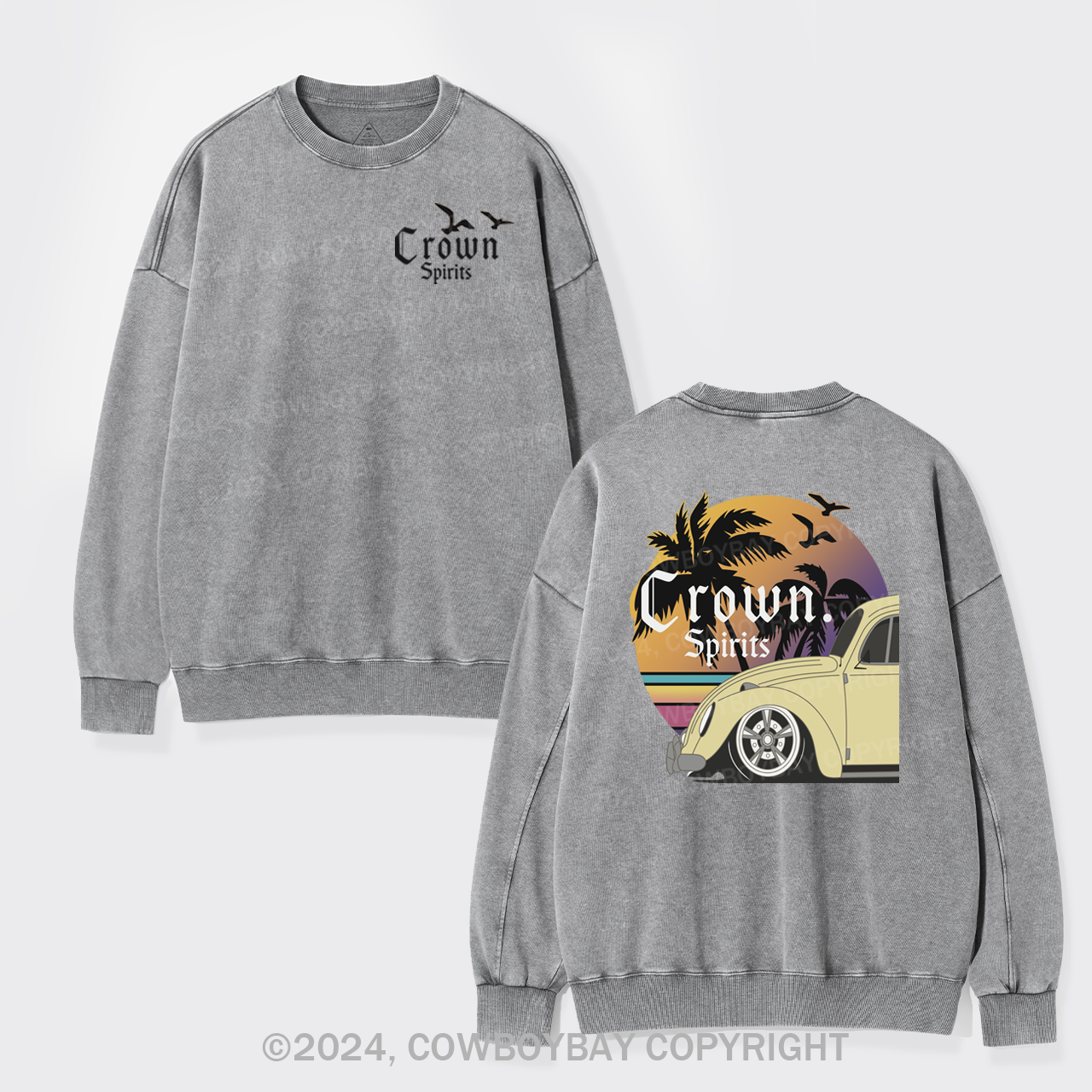 Beers With Hot Summer Washed Sweatshirts