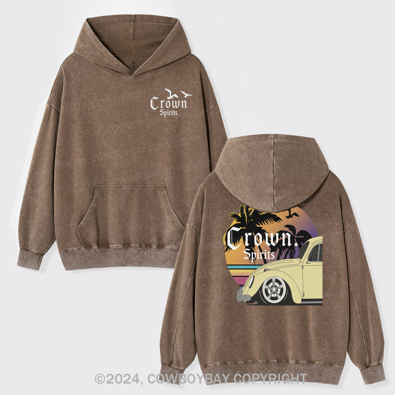 Beers With Hot Summer Garment-Dye Hoodies