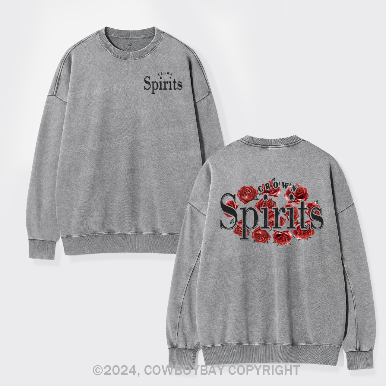 We Love Beer Rose Washed Sweatshirts