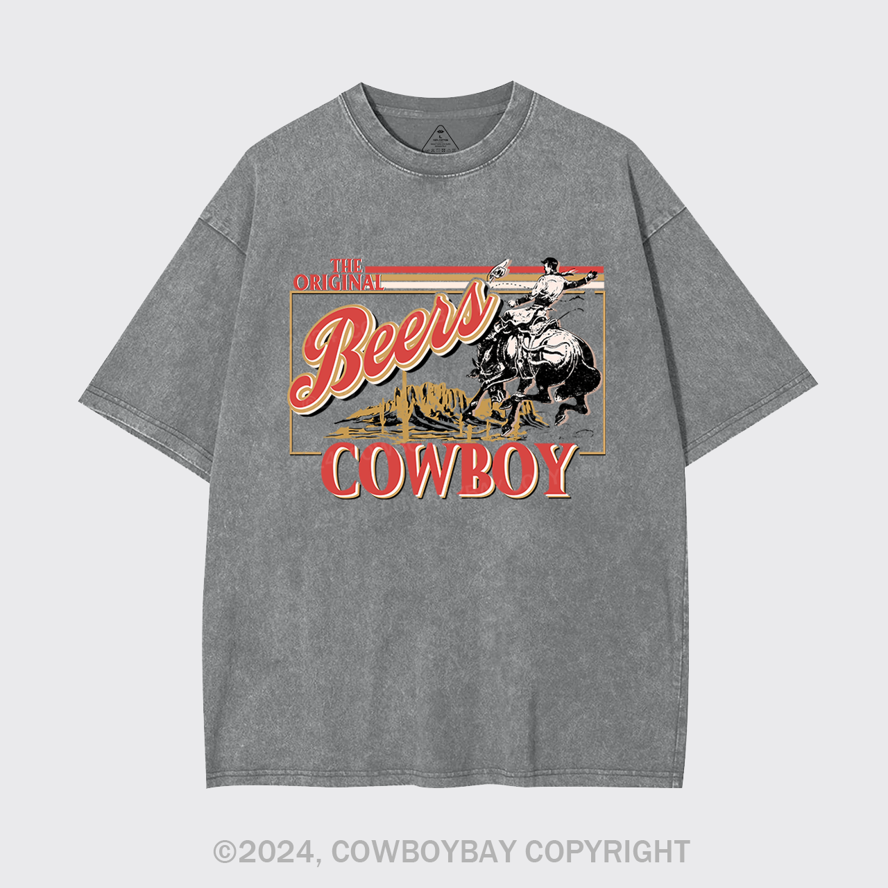 Beers,The Rodeo Of Cowboy Garment-dye Tees