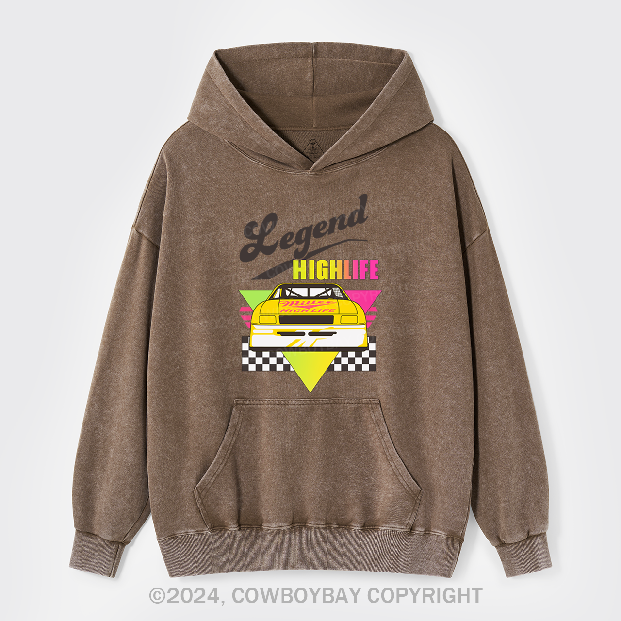 The Colorful Beers Life Garment-Dye Hoodies