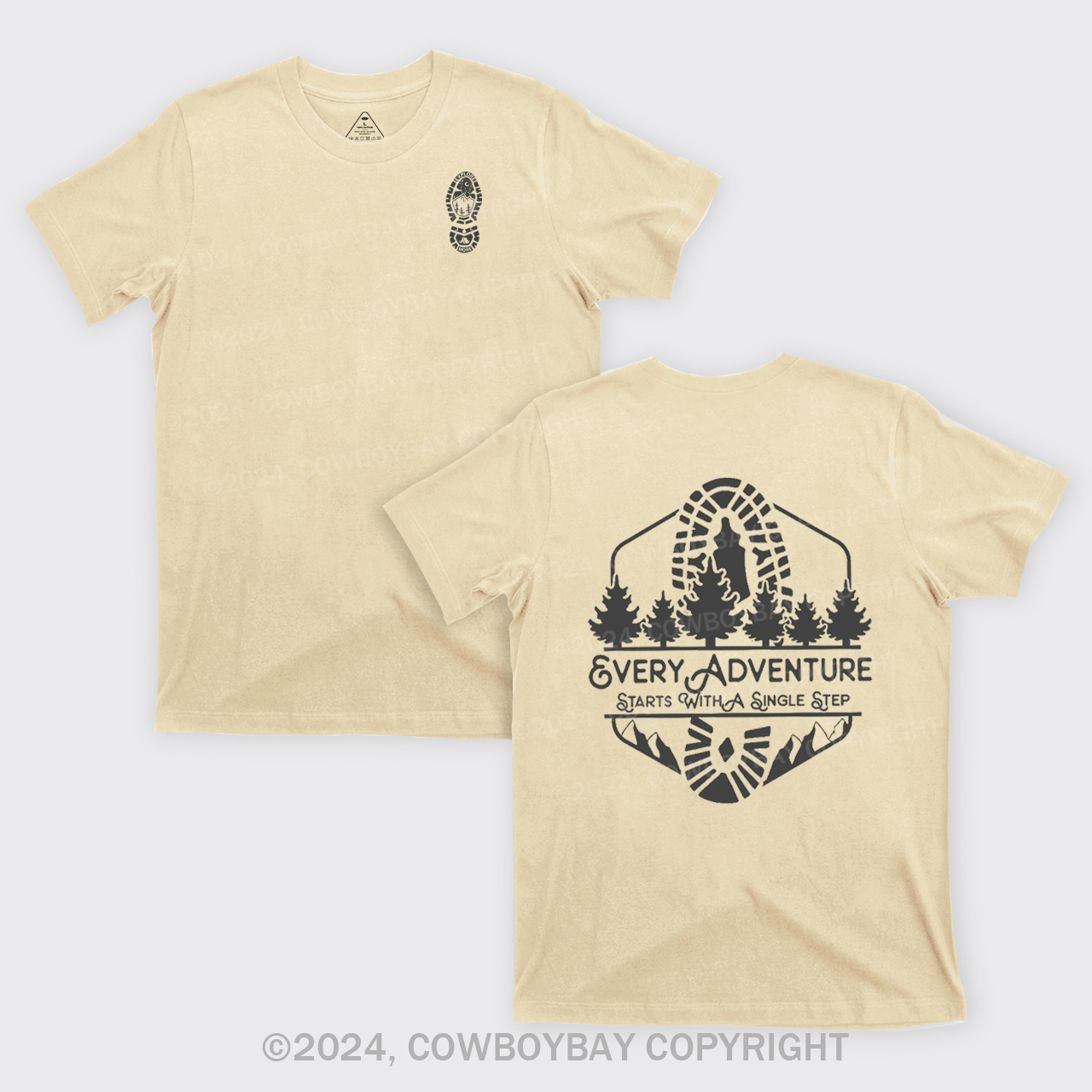 Every Adventure Starts With A Single Step T-Shirts