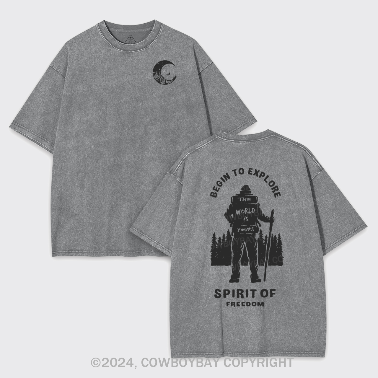 Climber's Sky Garment-dye Tees