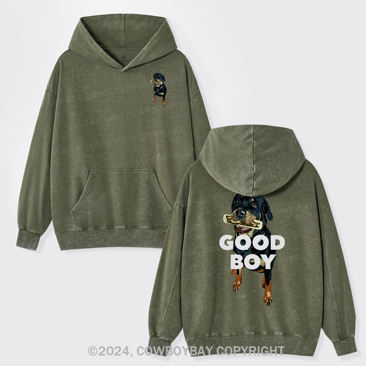 Good Boy Garment-Dye Hoodies