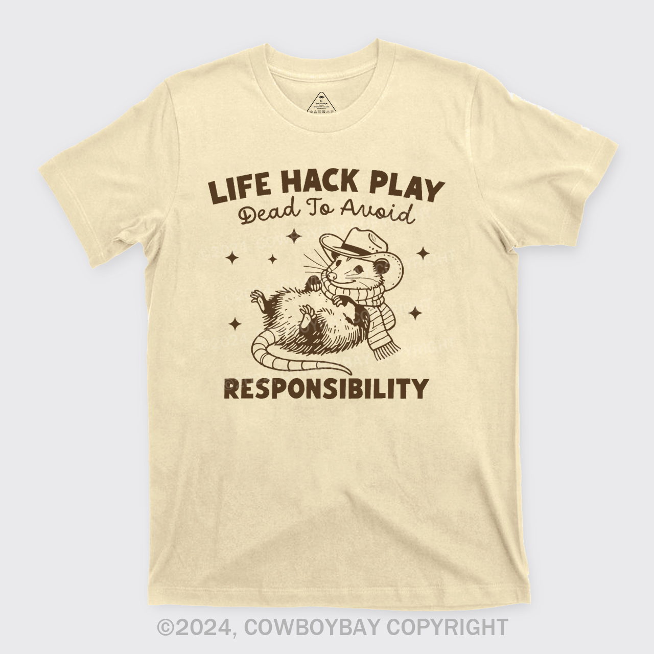 Life Hack Play Dead To Avoid Responsibility T-Shirts