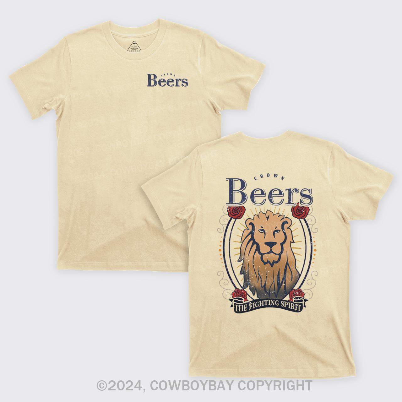 The Fighting Spirit Lion T-Shirts