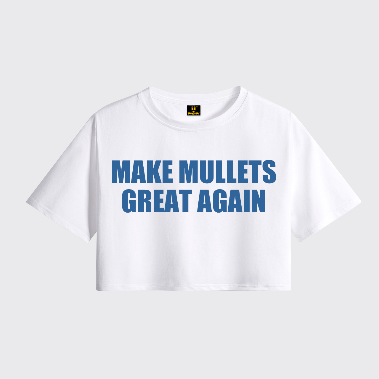 Make Mullets Great Again Cropped Boxy Tee