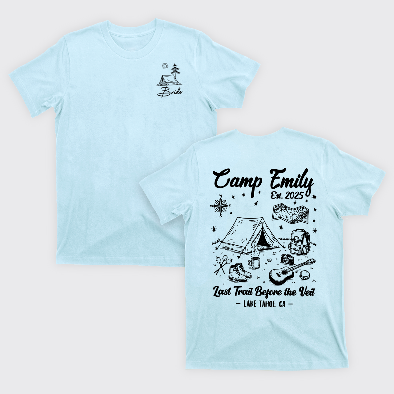 Personalized Camp Family T-Shirts