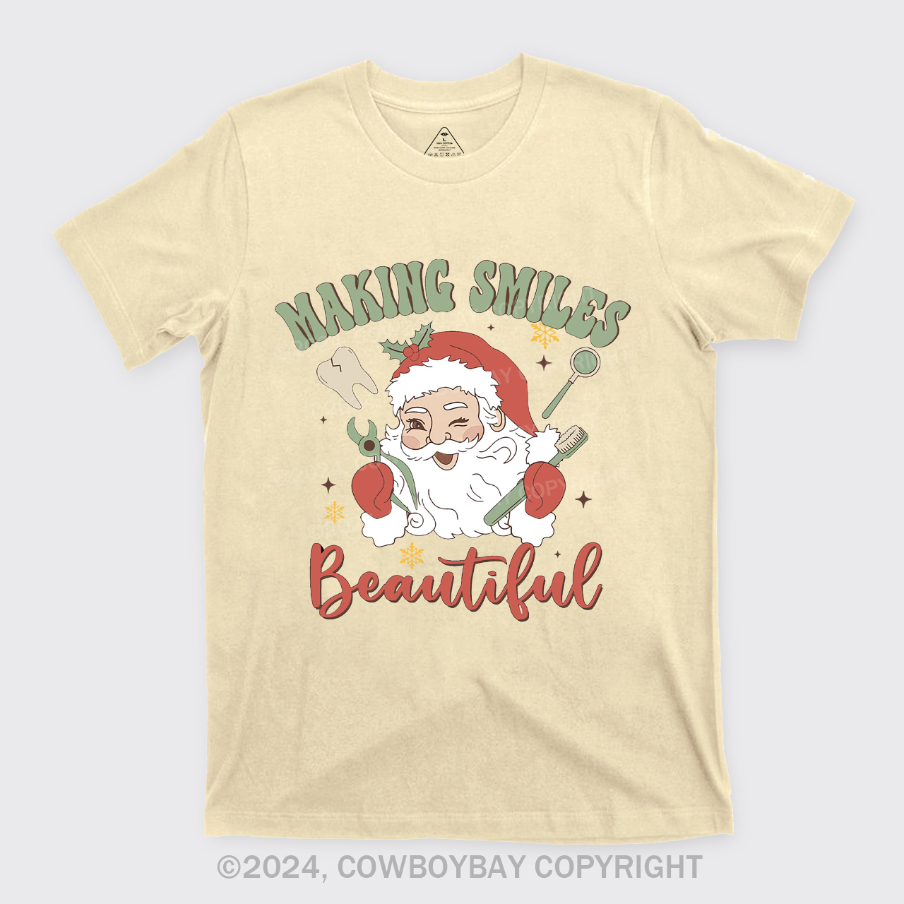 Making Smiles Santa Teeth Beautiful T-Shirts