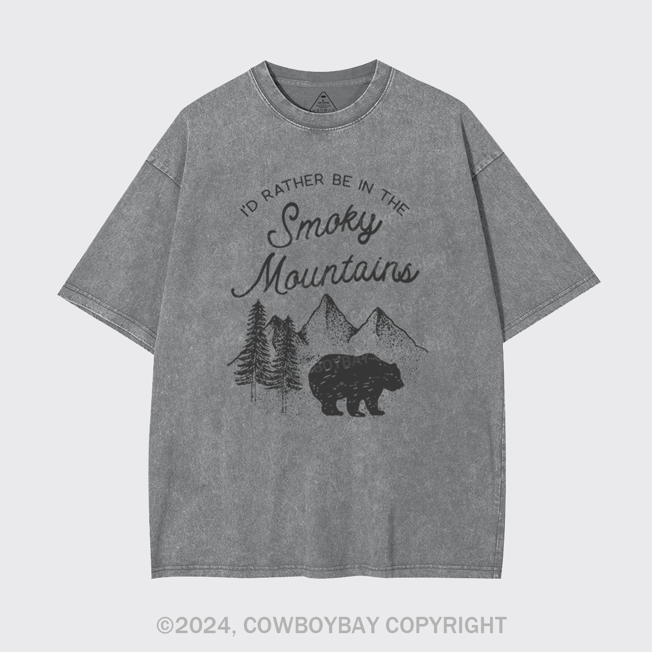I'd Rather Be In The Great Smoky Mountains Garment-dye Tees