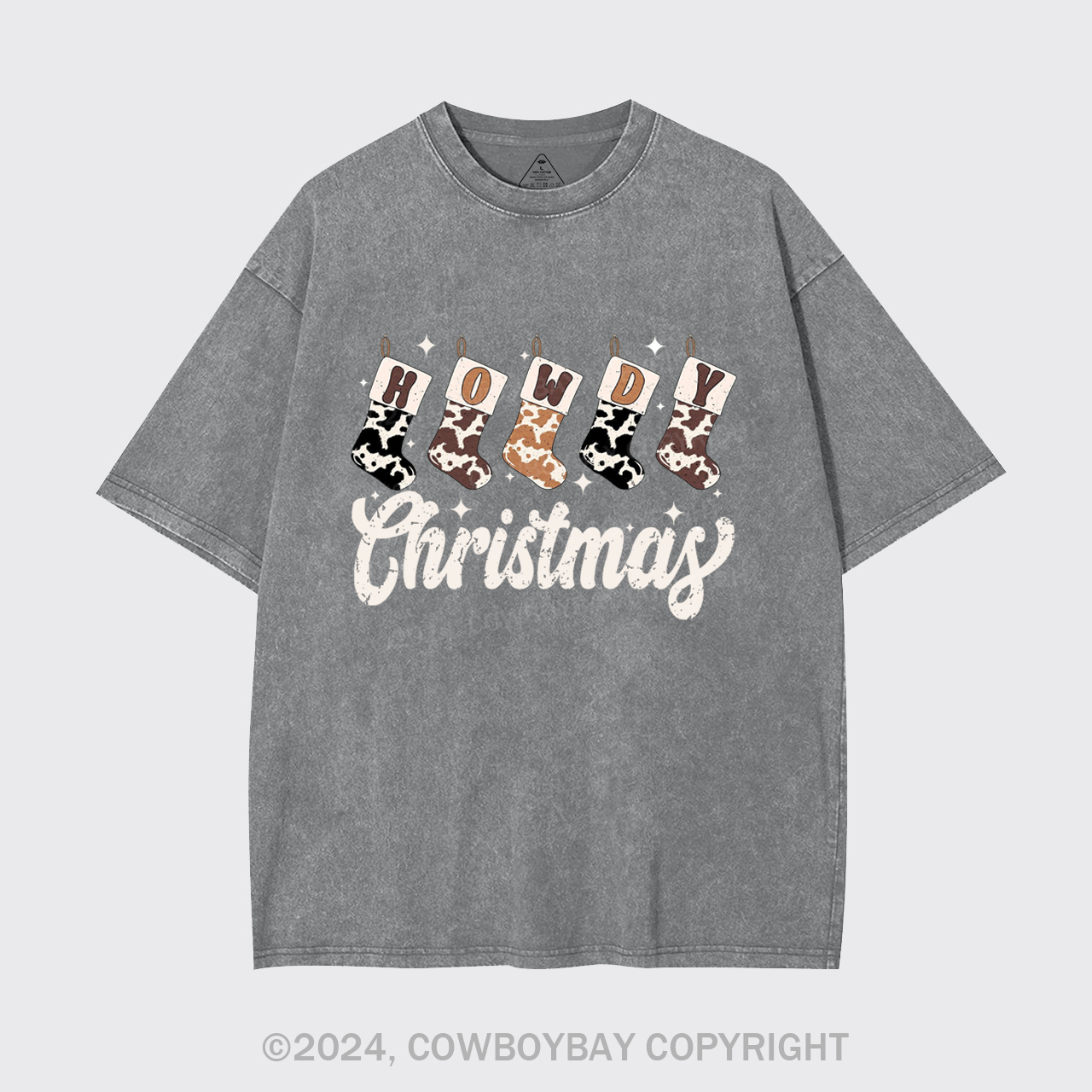 Howdy Christmas Garment-dye Tees