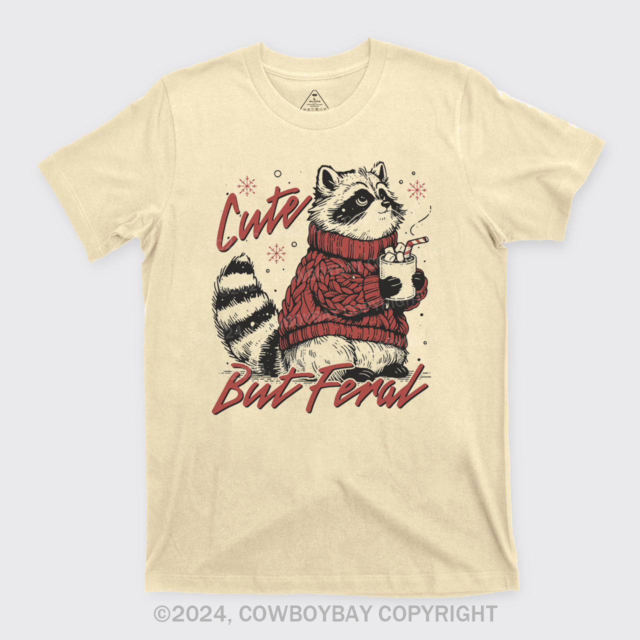 Funny Christmas Raccoon T-Shirts