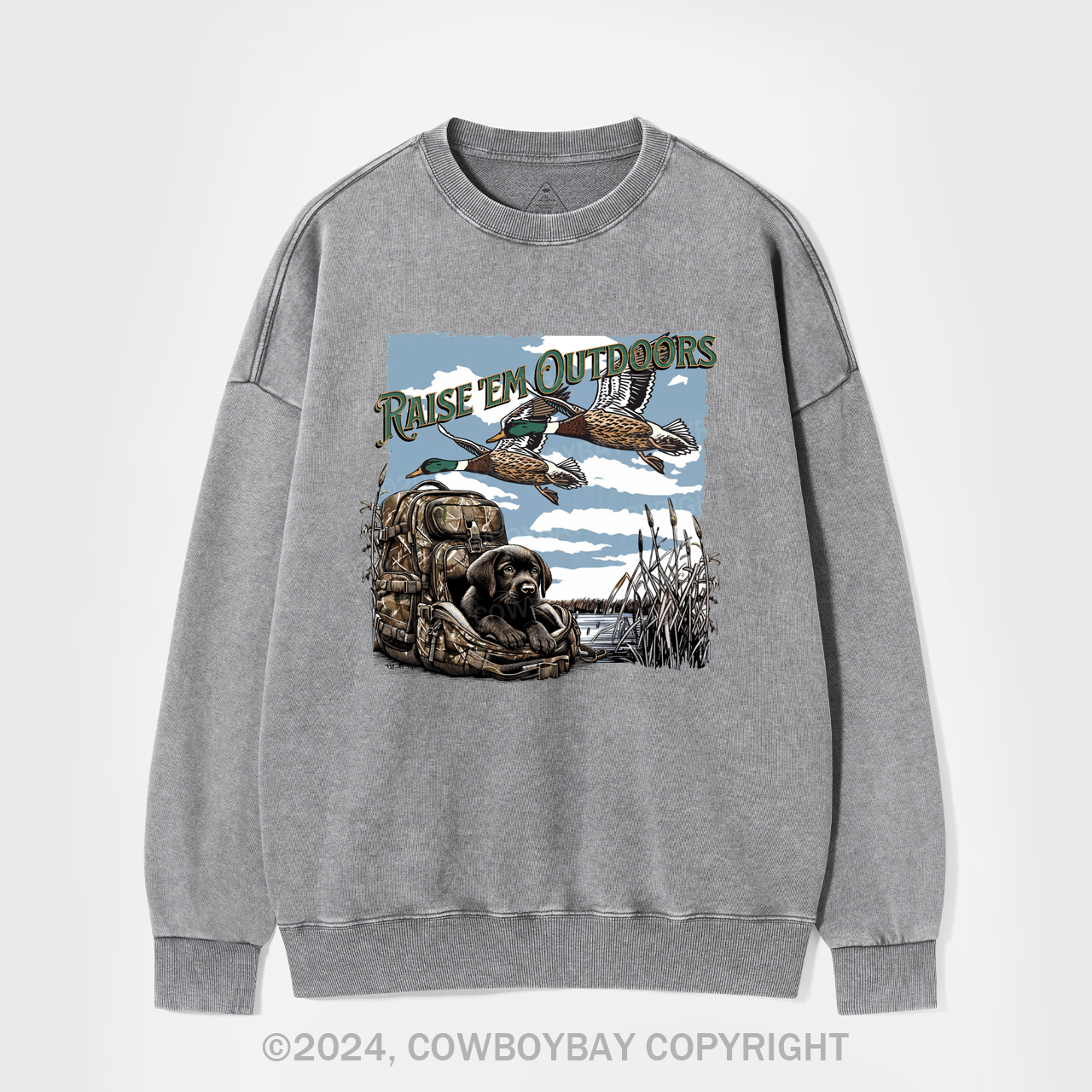Duck Hunting Washed Sweatshirts