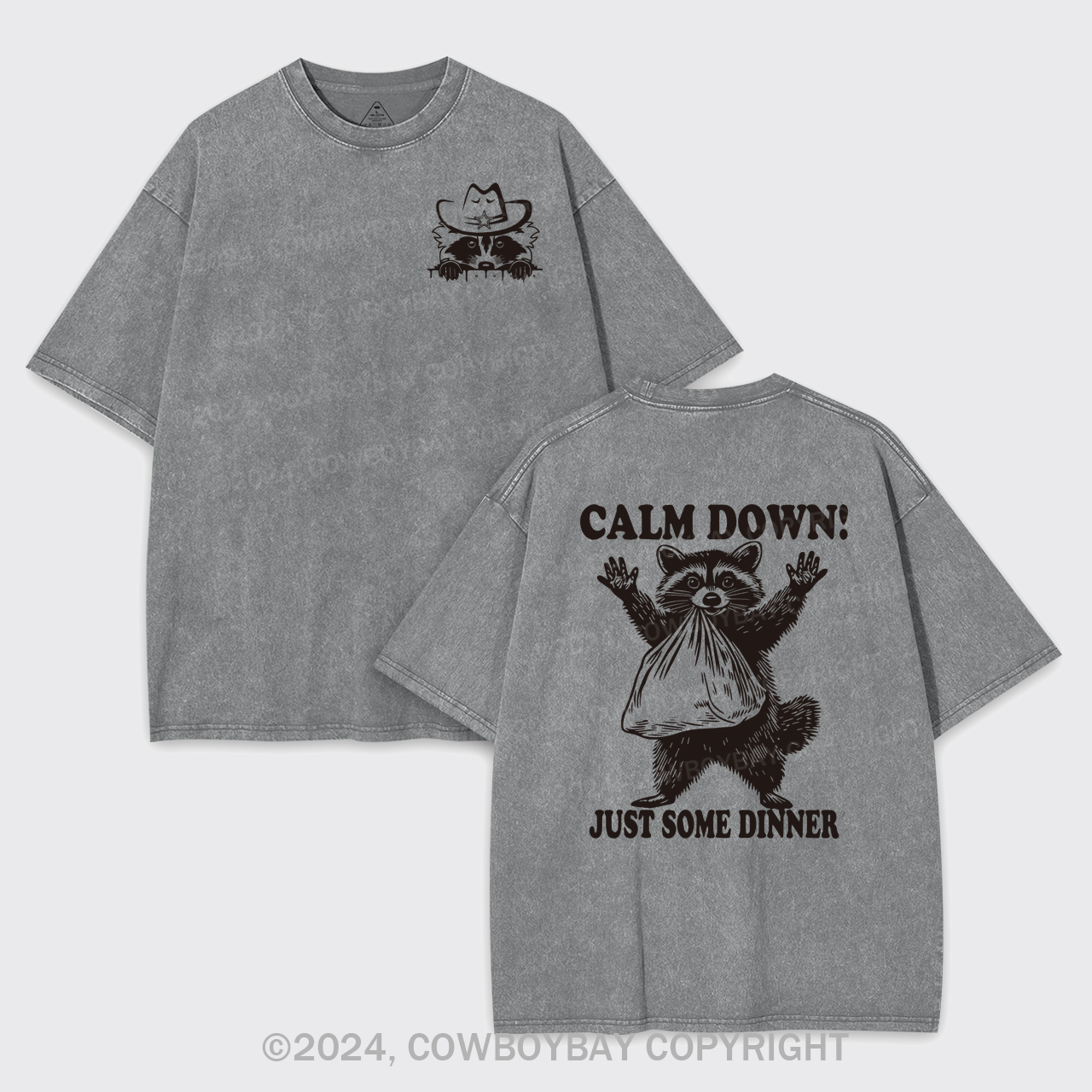 Calm Down, Just Some Dinner Garment-dye Tees