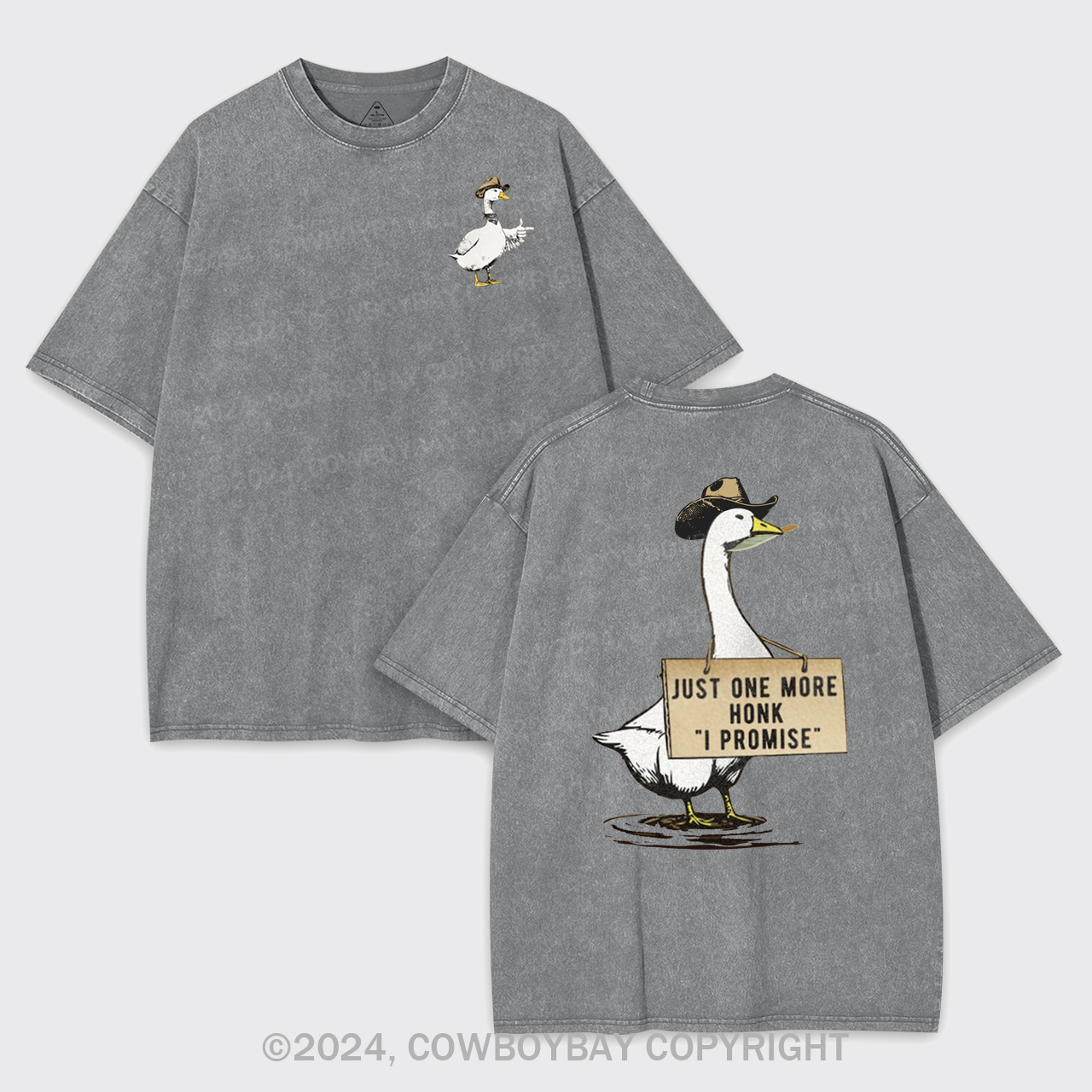 Cowboy Goose Garment-dye Tees