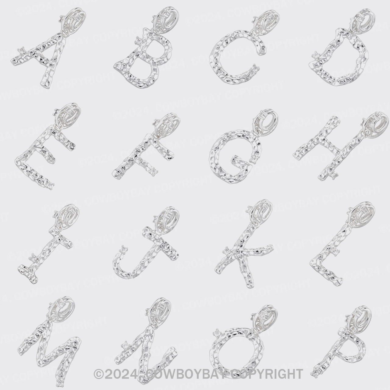 Turquoise Letter Necklace