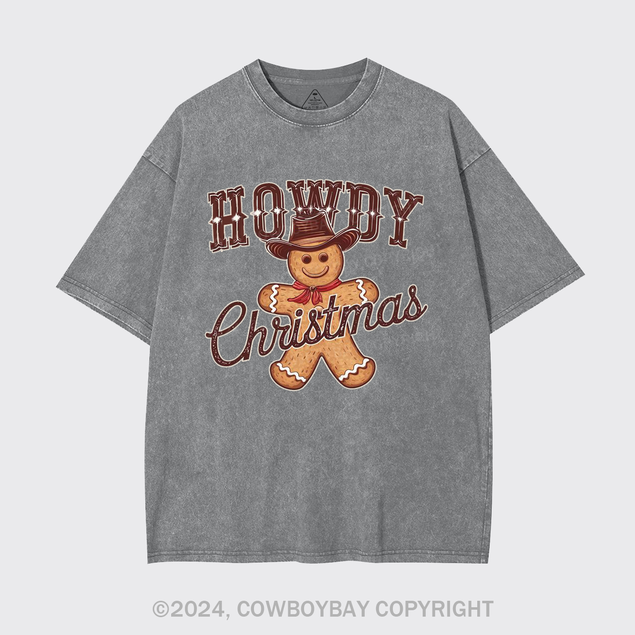 Howdy Christmas Garment-dye Tees