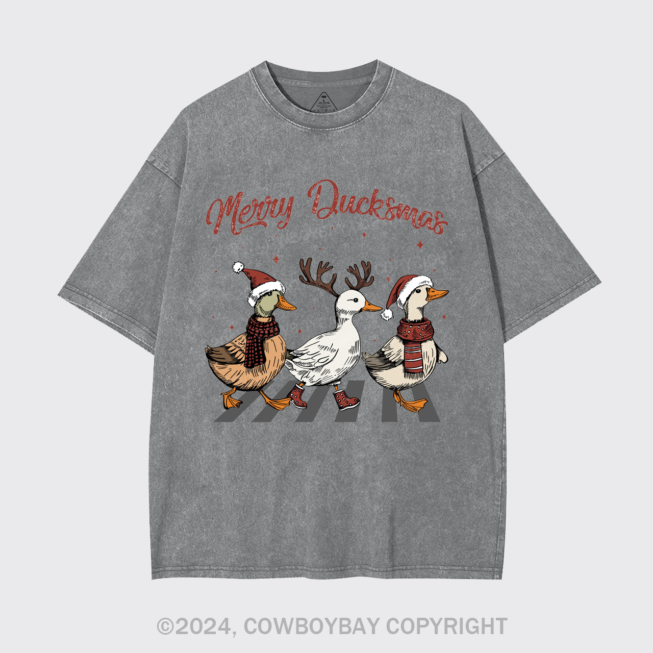 Merry Ducksmas Garment-dye Tees
