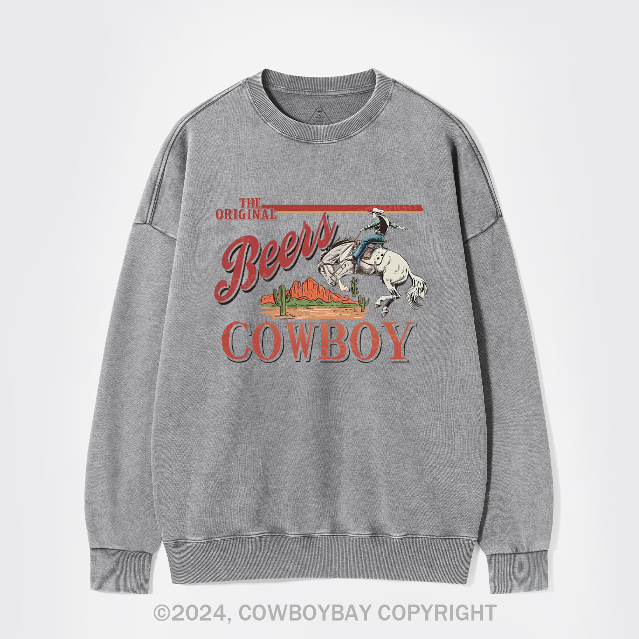 Take The Beers To The Desert Washed Sweatshirts