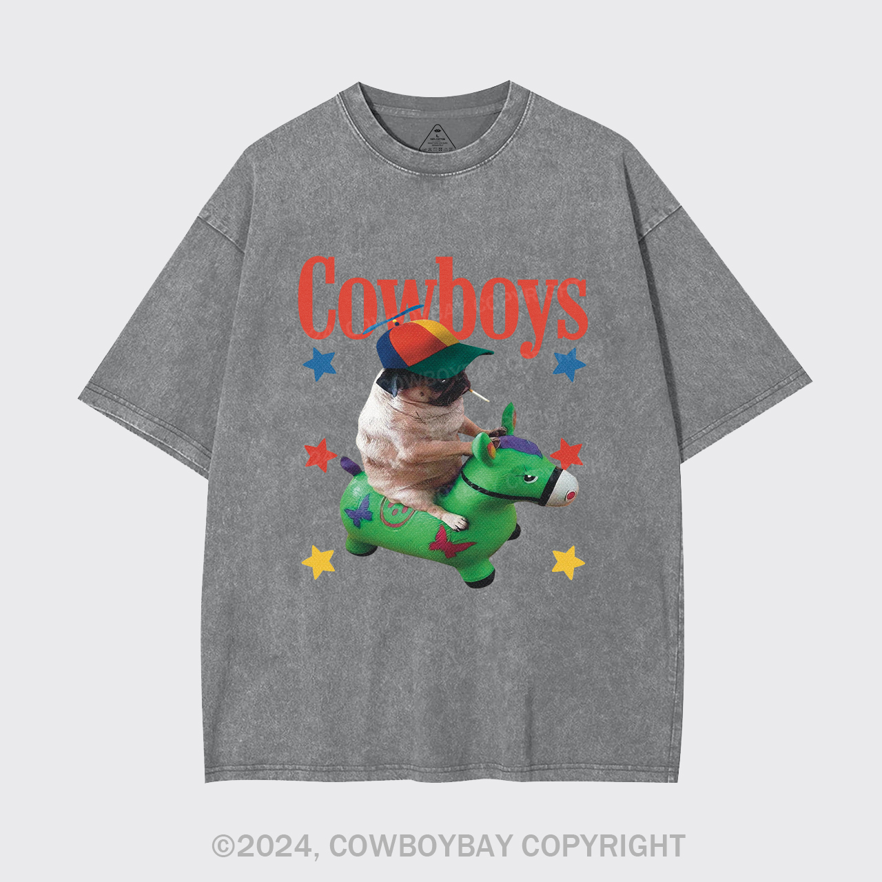 Puppy Imitation Garment-dye Tees