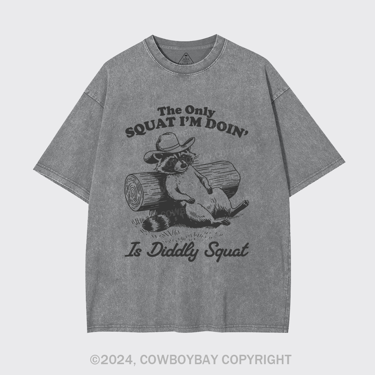 The Only Squat I'm Doing' Is Diddly Squat Garment-dye Tees