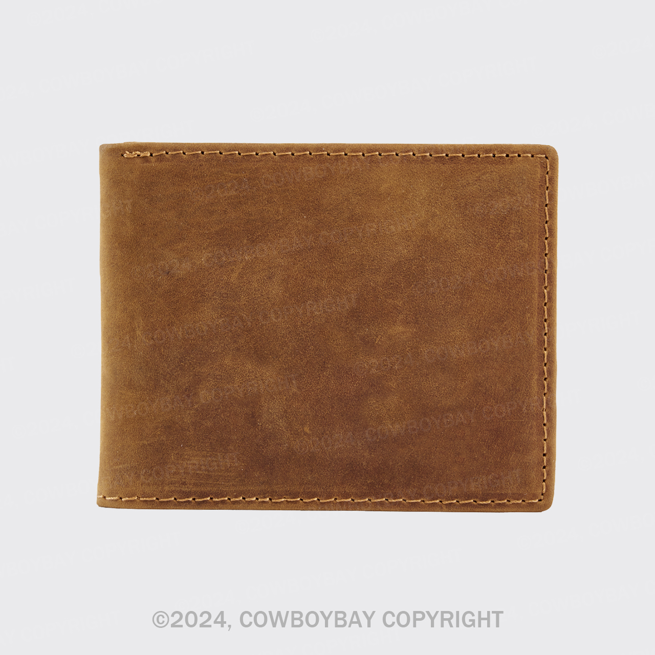 Personalized Vintage Leather Card Bag