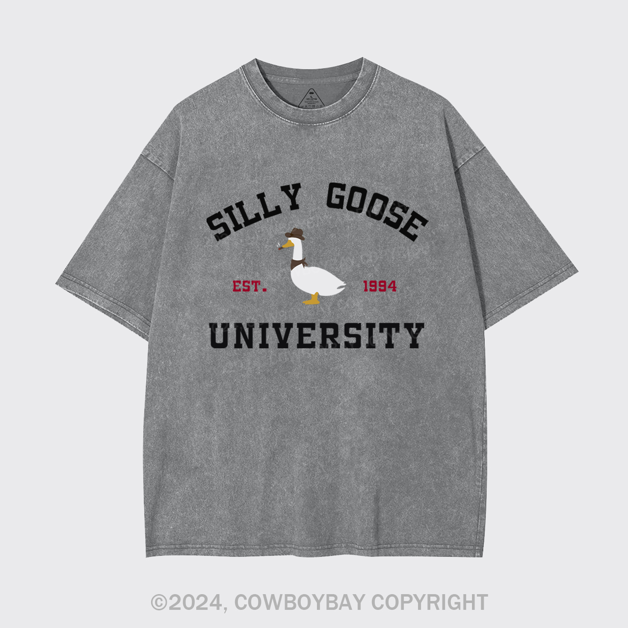 Silly Goose University Garment-dye Tees