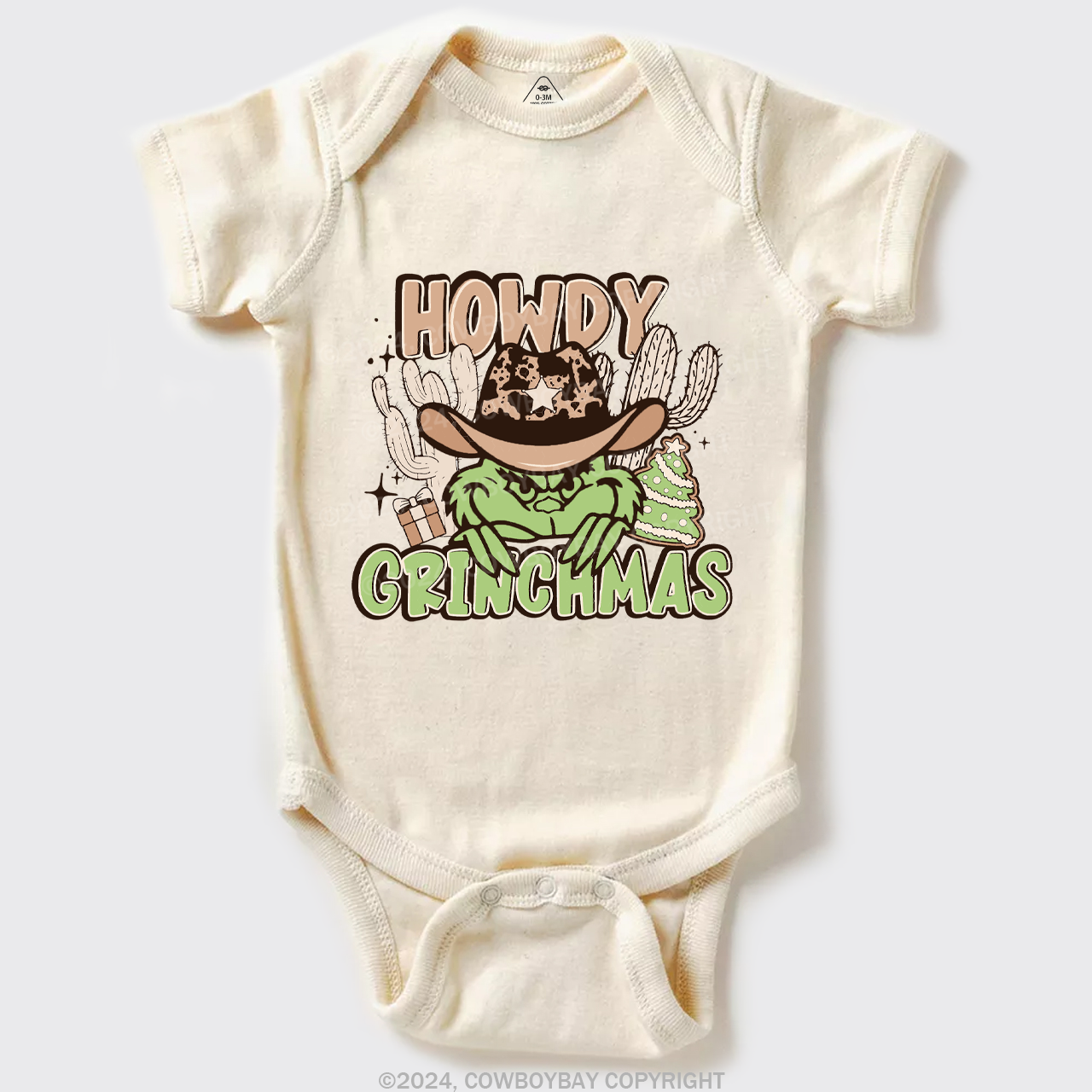 Howdy Christmas Baby Bodysuit