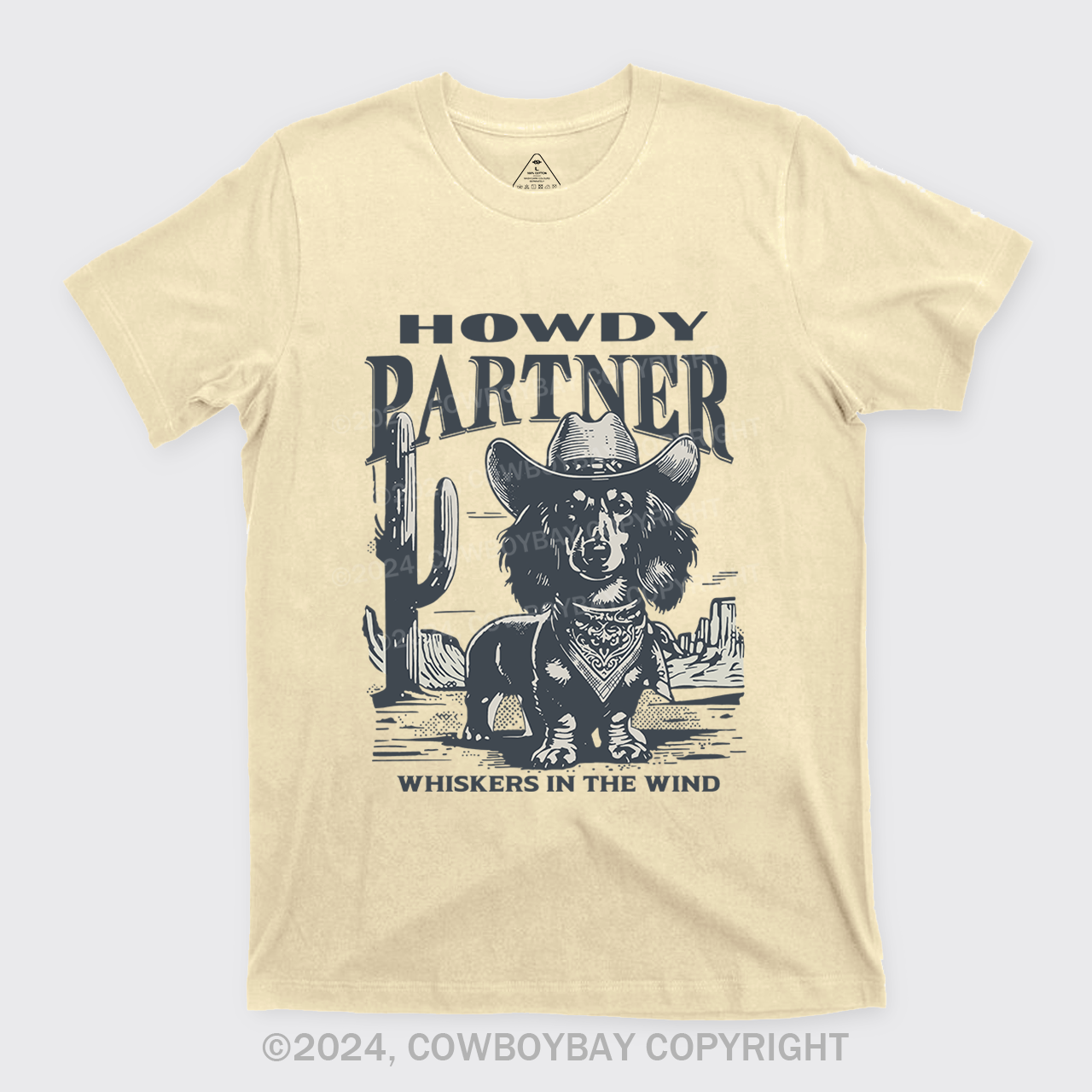 Howdy Partner Cowboy Dog T-Shirts