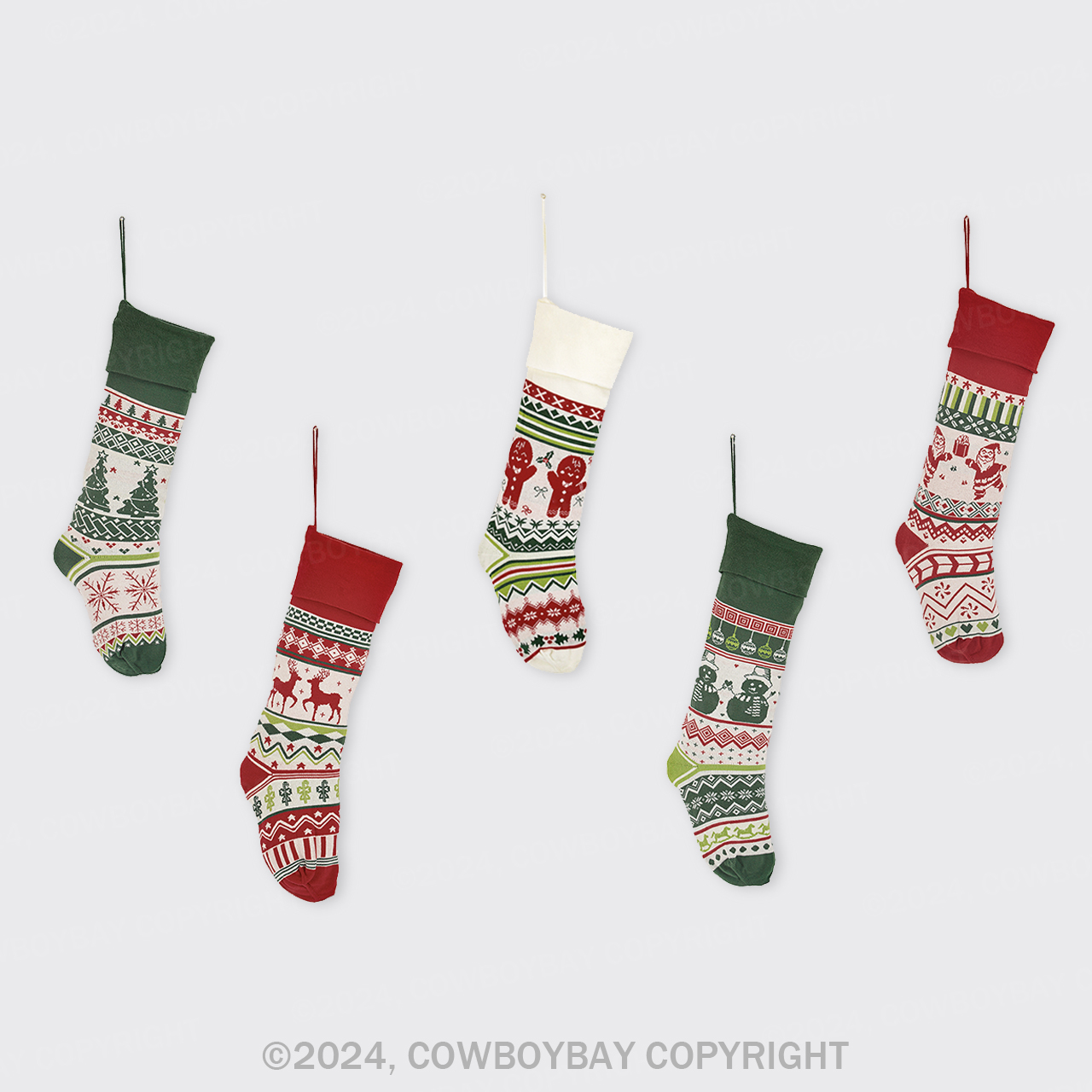 Personalized Name Embroidered Family Stockings