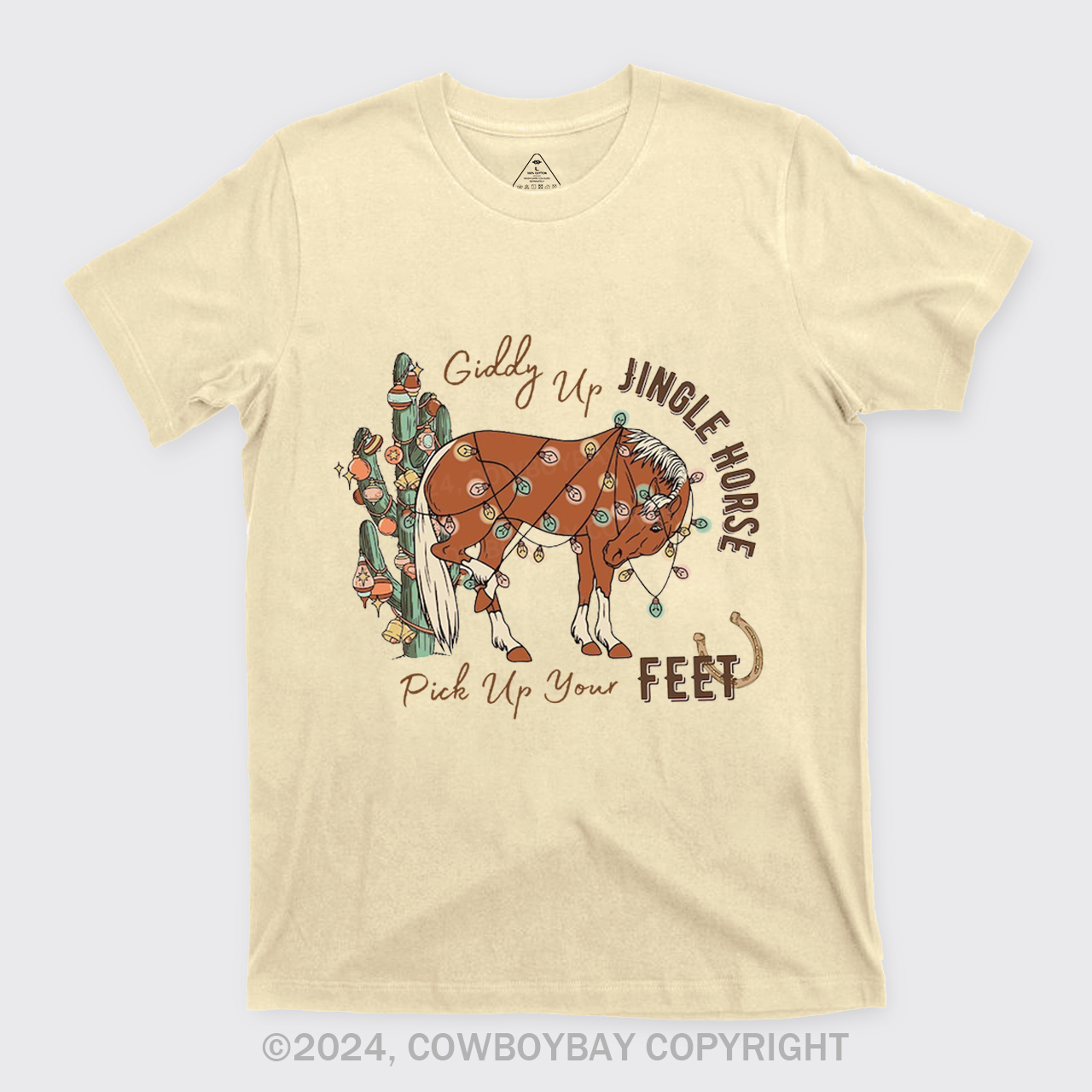Giddy Up Jingle Horse Pick Up Your Feet T-Shirts