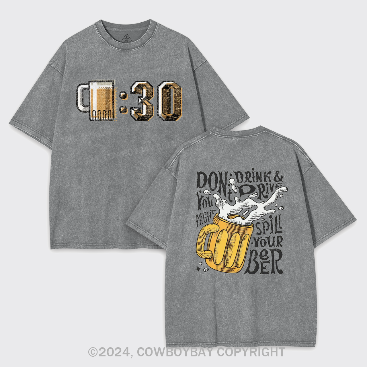 At 0:30 Let‘s Drink Garment-dye Tees