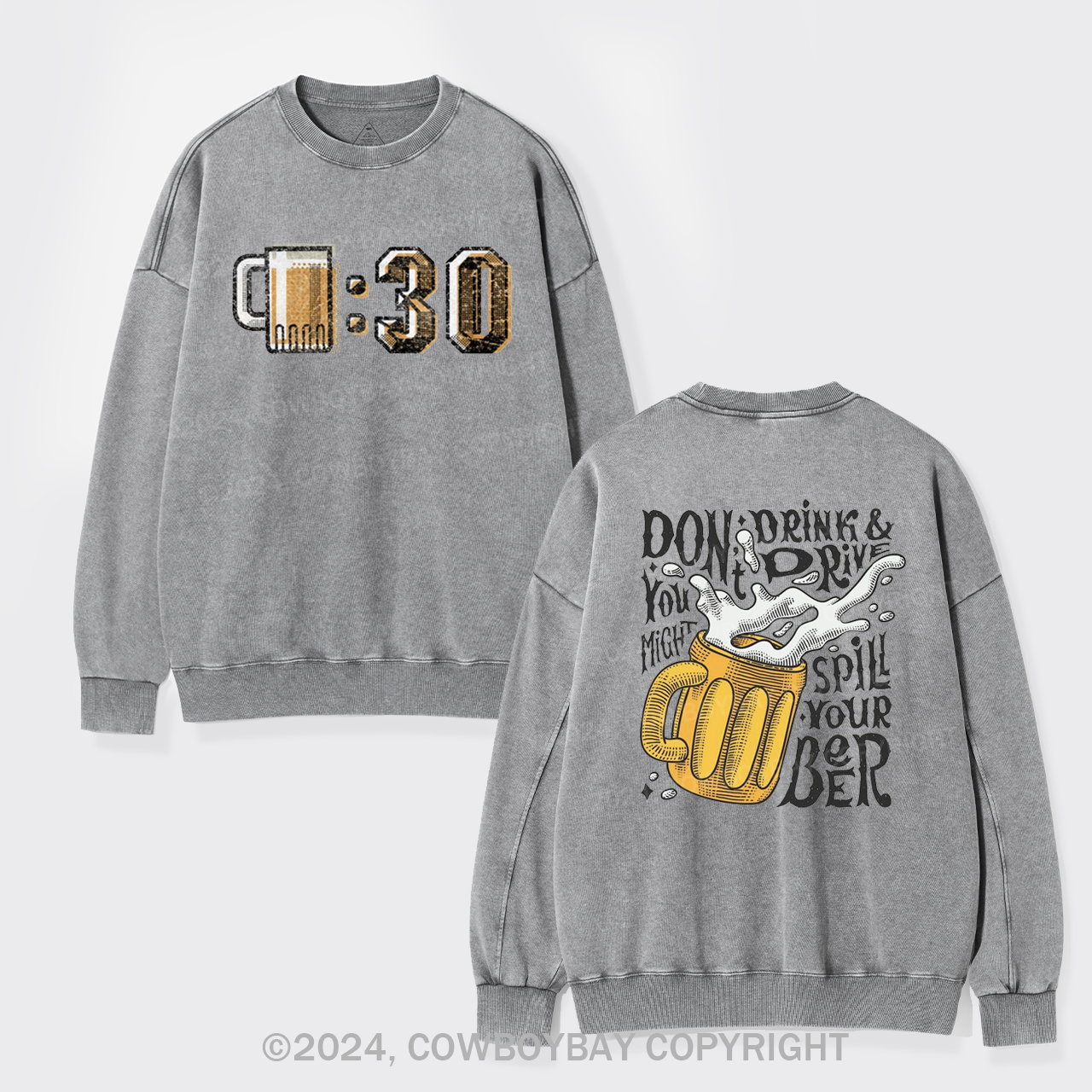 At 0:30 Let‘s Drink Washed Sweatshirts