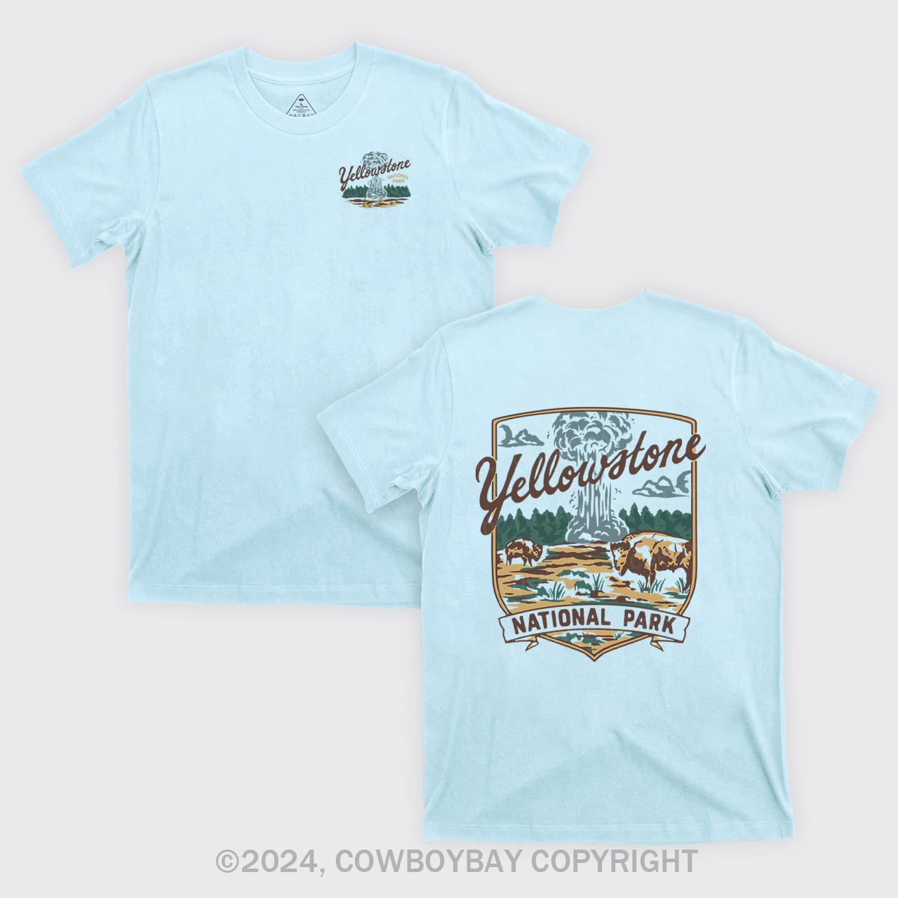 Yellowstone Vintage Illustration T-Shirts