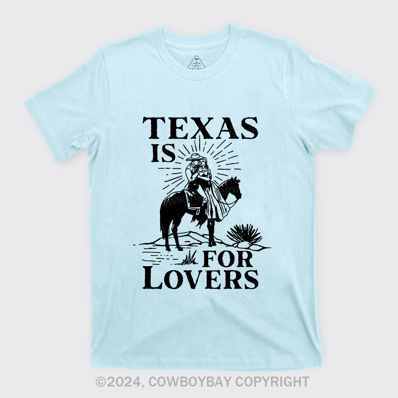 Texas Is For Lovers Giclée Fine Art T-Shirts